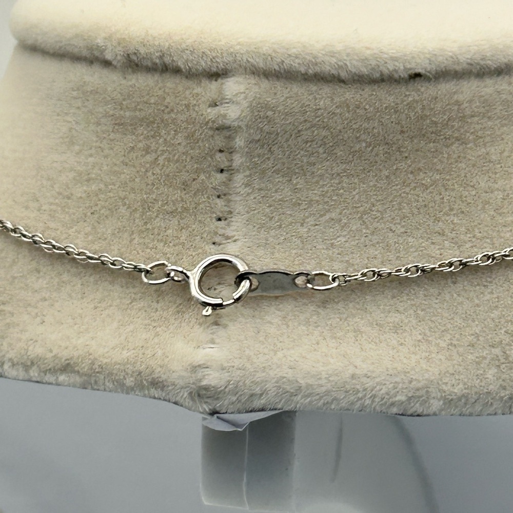 925 Sterling Silver & Black Onyx Cross Pendant Necklace 18" Stamped - Picture 5 of 13